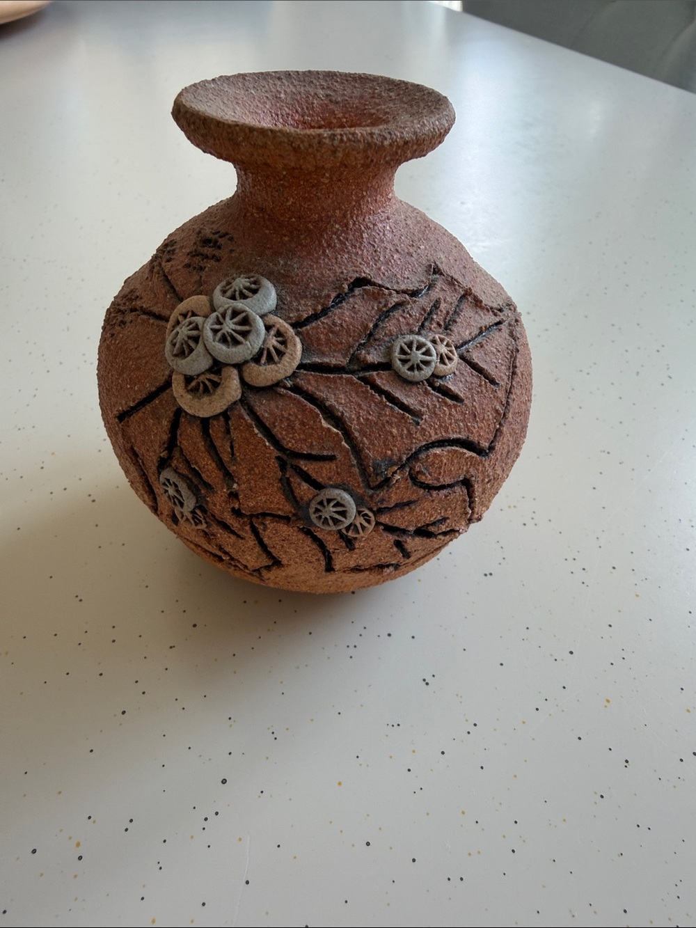 Sand Art Pottery/ Unmarked